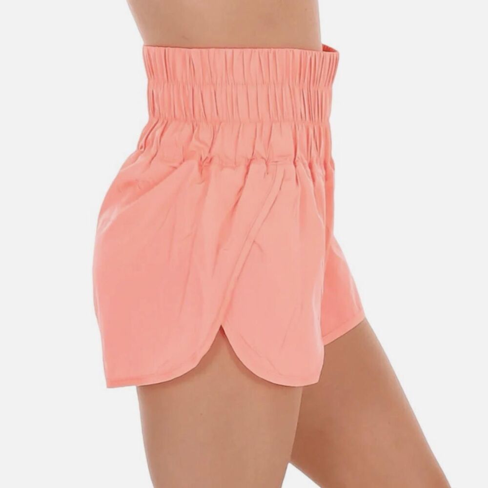 Free-people Women's Pink and Orange Shorts